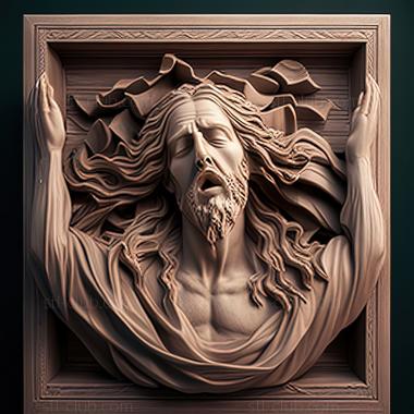 3D model st jesus (STL)